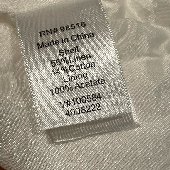 Coldwater Creek Floral White Blazer - Picture 7 of 7